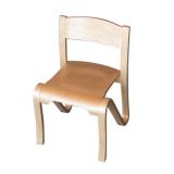 Wooden Toy Unique Kids Chairs, Best Sell Curve Wooden Kid Chair Toy, Comfortable Wooden Children Chair Toy Wj277591