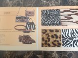 Printing Ponyhair Raw Material Cow Leather Solid Colors Leopard Print Factory
