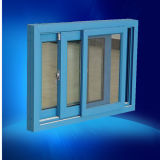 Blue Color Non Theremal Break Aluminum Sliding Window
