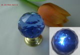 Blue Crystal Brass Knob (JD-KN-A013)