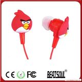 Angry Chicken Shape Cute Kids Cartoon Earphone