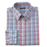Scotland Plaid Style Men's Casual Long Sleeve Shirt (WXM290)