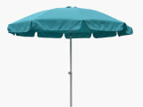 Easy up Umbrella- Hand Push 9ft Fiber Glass Garden Parasol-Outdoor Fiber Glass Parasol