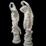 Lady & Angel Sculpture Carving