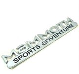 Chrome ABS Car Badges with Custom Letters