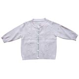 Baby's Jacquard Cardigan Blouse