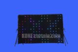 Konelite Black Fireproof Velvet Cloth / LEDs Vision Backdrop Curtain Stage Decor