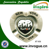 New York Engraved Metal Ashtray for Souvenirs
