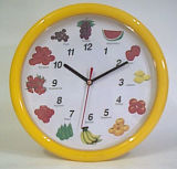 Plastic Round Wall Clock, Kitchen Clock (KD-9871)