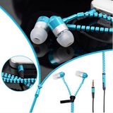 Fashion Gift Stereo Mobile Phone Zipper Earphone with Microphone