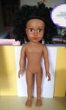 Wholesale Black Vinyl Baby Doll, African American Girl Black Doll