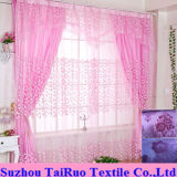 Double Flocking Curtain Fabric for Home Curtain in Curtain