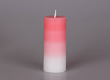 Flicker Flame Real Wax Scented LED Color Changing Candle for Wedding, Happy New Year Celebration