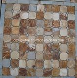 Multicolour Slate Stone Mosaic Tile/ Culture Stone Mosaic (Hexagon Pattern)