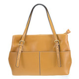Genuine Leather Satchel Handbag (CC6037)