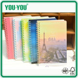 Double Spiral Notebook, Beautiful Paper Cover Spiral Notebook