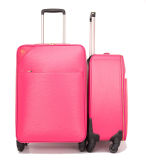 New Arrival Solid Colour Grain PU Trolley Luggage (D1046-20)