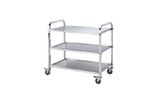 Folding Design Stainless Steel Restaurant Service Trolley