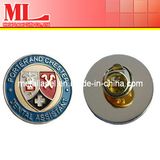 High Quality Custom Soft Enamel Metal Lapel Pin Badge / Pin Badge with Butterfly Clutch / 1 Inch / Silver Plated