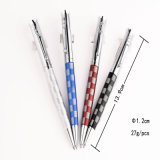 Colorful Chessboard Metal Ball Pen