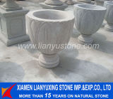 Grey Granite Stone Flower Pot for Garden Decoration