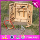 2015 New Wooden Tool Box Toy for Kids, Popular Wooden Toy Tool Box for Children, Wooden Intelligence Game Set for Baby W03D023