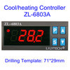 220V Digital Cool/Heating Temperature Controller for Seafood Machine Zl-6803A