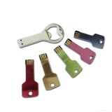 Colorful Metal Key Pen Drive with Laser Engraved