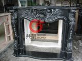 Black Marble Fireplace