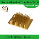 Custom Golden Anodizing Extrusion Heatsink