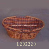 Willow Basket with Folding Handles(L202220)