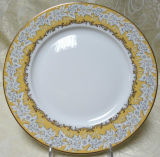 Yellow Color&White Flowers of Ktichenware/Dinner/Tableware Setk6922-Y4