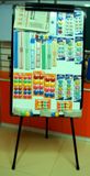 Flipchart Easel, Magnetic Button & Ruler