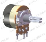 [dy] Rotary Carbon Audio Speed Control Potentiometer R2401S1-HN-B6.5K