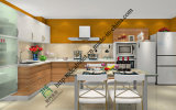 Modern Red UV Lacquer Kitchen Cabinets (zs-408)