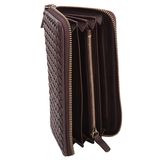 Braided Leather Long Wallet (SA-1239) -1