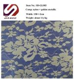 Nylon Golden Metallic Lace Fabric SD-Gl003