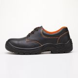 Industrial Worker PU Footwear Leather Safety Shoes