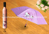 Huntgold Wine Bottle Style Creativity Folding Umbrella