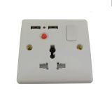 Top Quality UK Electric Wall Switch and Socket with USB