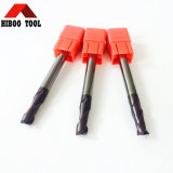 Two Cutting Flutes Altin Coated HRC55 Carbide Cutting Tool