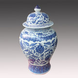 Hot Sales Jingdezhen Antique Blue and White Ceramic Vase Jar