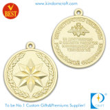 Award 3D Gold Medals with Erosion Effect Logo for Souvenir