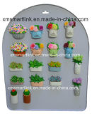 Sculpture Flower Pot Fridgerator Magnets Crafts