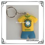 Bespoke Rubber PVC Key Chain in Sport Clothes Shape