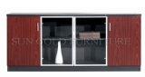 Popular Glass Door Tea Cabinet Storage (SZ-FC004)