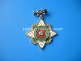 Russia Star Shaped Lapel Pin Badge