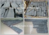Natural Black Wall Slate Stone Tiles, Irregular Slate, Random Slate