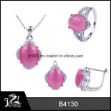 Jrl Brand New Arrival Jewelry Pink Crystal Fashion Costume Jewelry