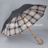 Men's Wooden Straight Umbrella for Walking Stick (01509)